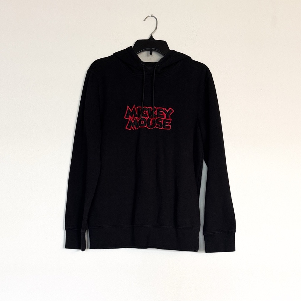 🌿Final Sale
Disney x H&M Black Hoodie with Embroidered Mickey Logo